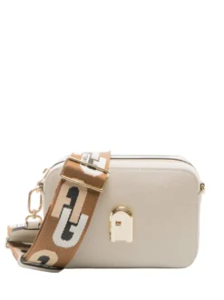 GARDENIA Borsa camera case in pelle stampa keria