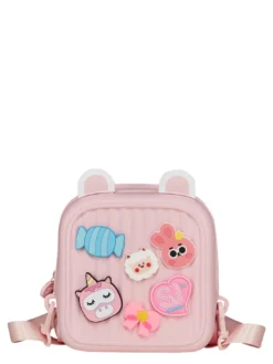GIRLY PINS Mini zainetto con pins amovibili