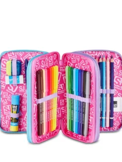 GLOW LED UNICORN GIRL Astuccio con Kit Scolastico