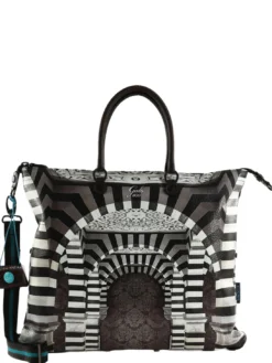 G3 PLUS LARGE MULTICOLOR Borsa piattina shopping trasformabile