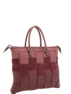 G3 PLUS L Borsa shopping trasformabile, in pelle