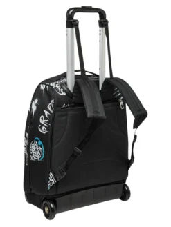 GRAFFITI BOY Zaino trolley 2 ruote, fisso