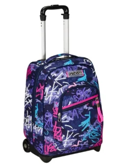 GRAFFITIMIX Zaino trolley 2 ruote, fisso