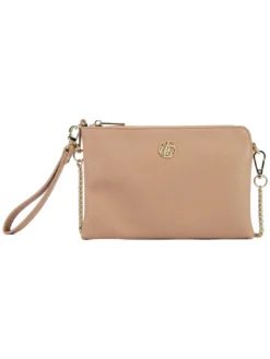 HAPPY Pochette con tracolla e polsierina