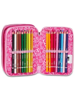HEART BUDDY GIRL Astuccio con Kit Scolastico