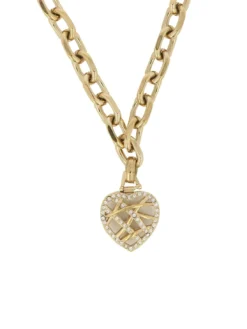 HEART CAGE Collana catena con cuore