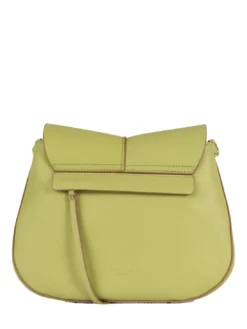HELENA ROUND Borsa in pelle con doppia tracolla