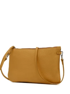 HERMY Pochette in pelle con tracolla