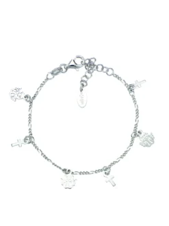 JUNIOR Braccialetto multicharm in argento