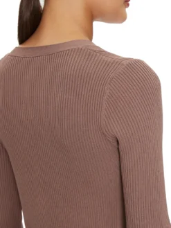 KAILEY Cardigan a costine con bottoni