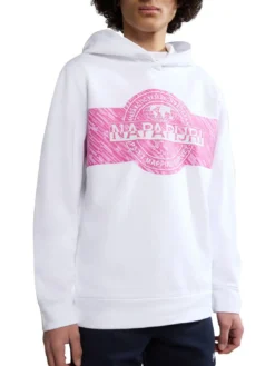 KIDS B-PINZON Felpa in cotone con cappuccio