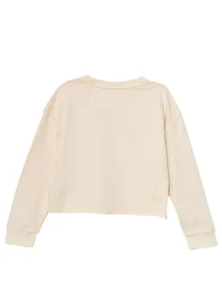 KIDS Felpa a girocollo bimba ricamo logo