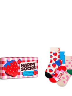 KIDS FRUITS & BERRIES Gift Box 3 paia di calze
