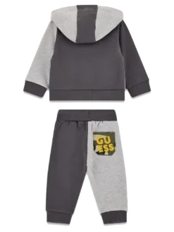 KIDS MINI ME kit tuta felpa cappuccio e pantaloni