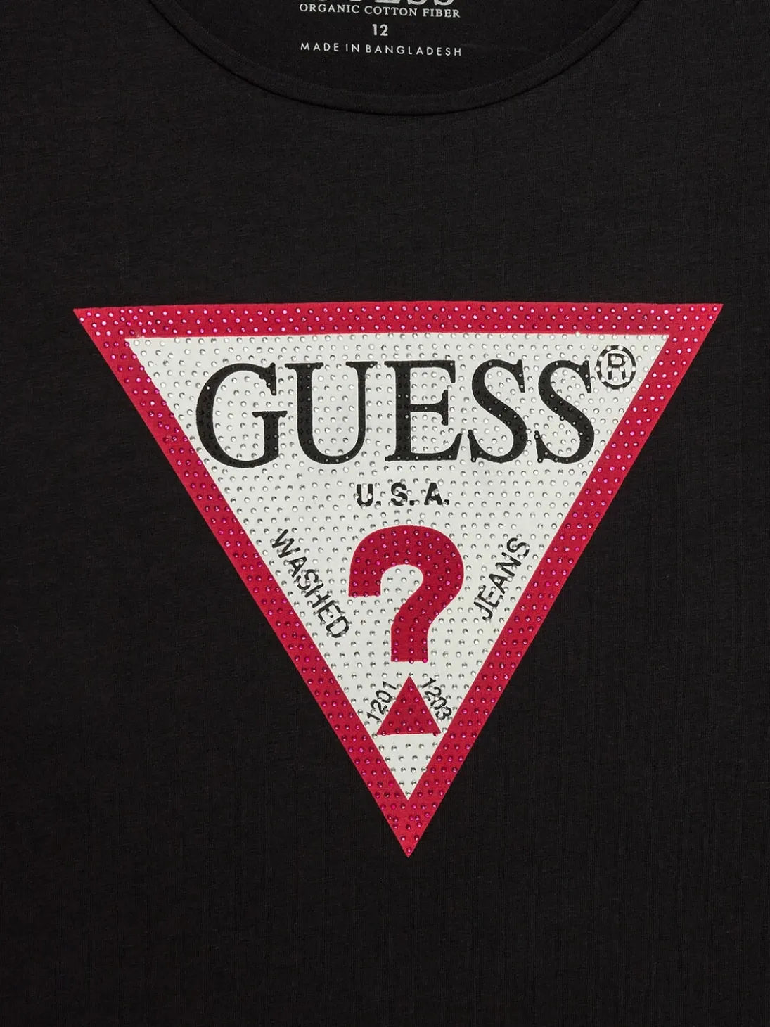 KIDS T-shirt manica lunga con strass