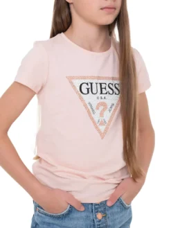 KIDS T-shirt maniche corte con strass