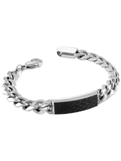 KINGS ROAD Bracciale in acciaio placcato