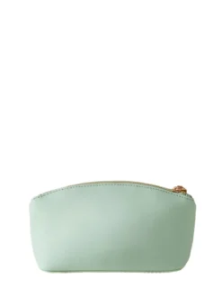 LETTERING Necessaire mini in pelle