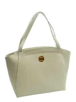 LIYA Borsa a spalla in pelle martellata