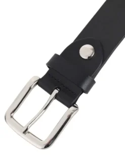 LOGO EMBOSSED Cintura accorciabile in pelle