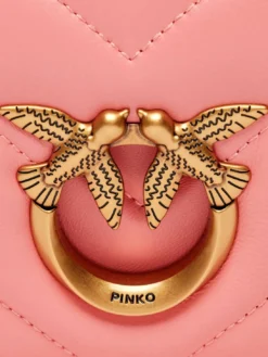 LOVE CLICK Borsa mini in pelle trapuntata