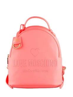 LOVE EMBOSSED Zaino con logo impunturato