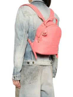 LOVE EMBOSSED Zaino con logo impunturato