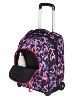 LOVELY ELEMENTS Zaino trolley 2 ruote, fisso