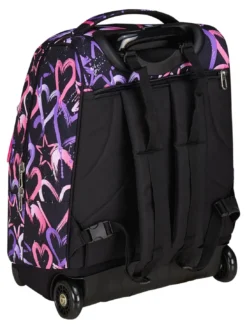 LOVELY ELEMENTS Zaino trolley 2 ruote, fisso