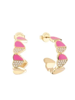 LOVELY GUESS Orecchini cuoricini smaltati
