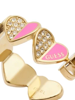 LOVELY GUESS Orecchini cuoricini smaltati