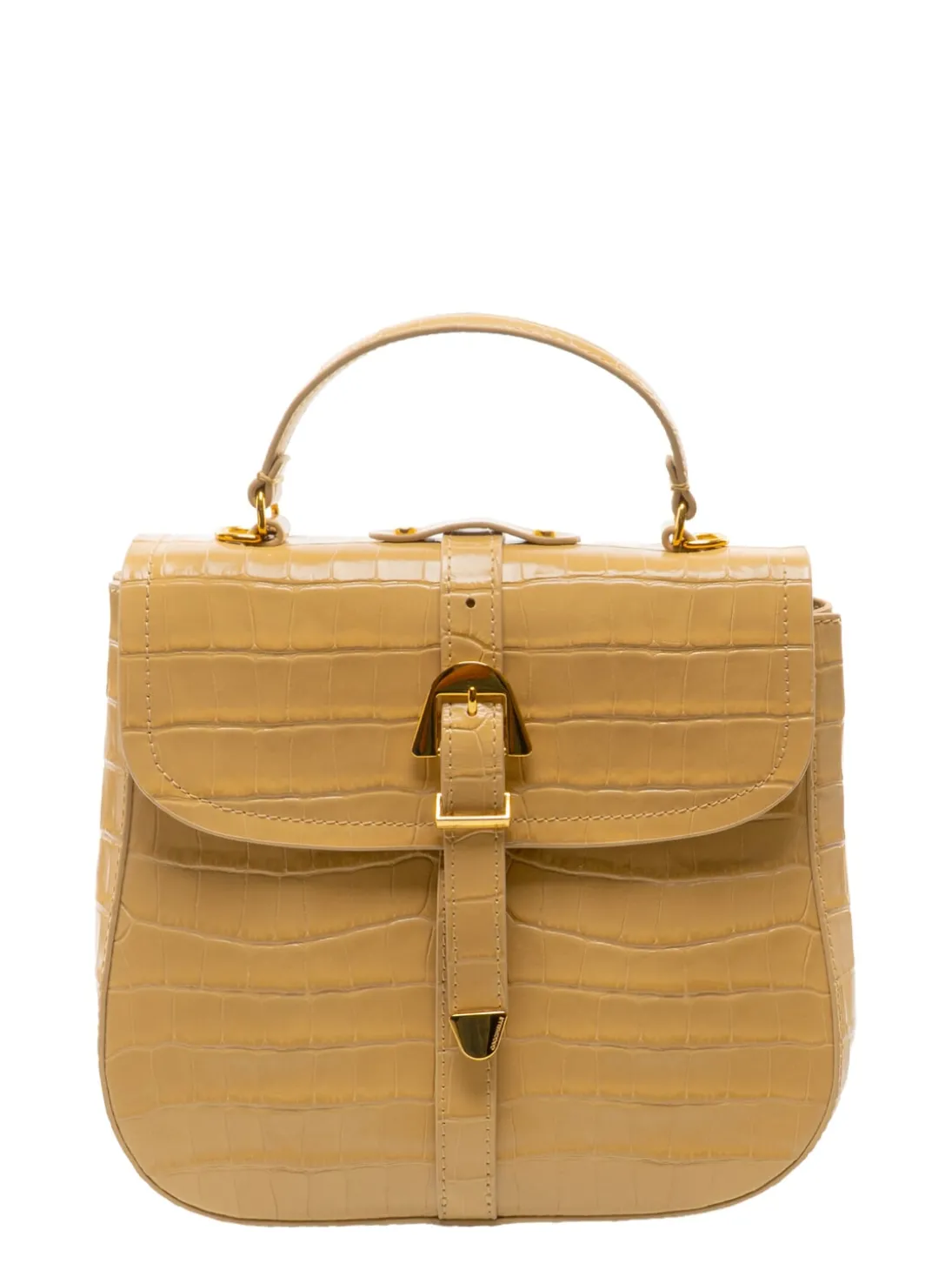 MAGALU CROCO SHINY SOFT Borsa a mano, con tracolla