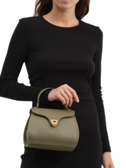 MARVIN Borsa a mano mini in pelle con tracolla