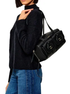 MAVERY POCKET Bauletto a spalla, in pelle