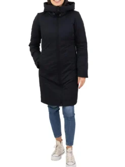 MEHTA SE Cappotto stretch con cappuccio