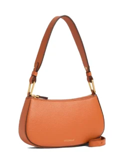 MERVEILLE Borsa a spalla in pelle martellata