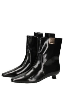 ME25 Stivaletto tacco 3, in pelle