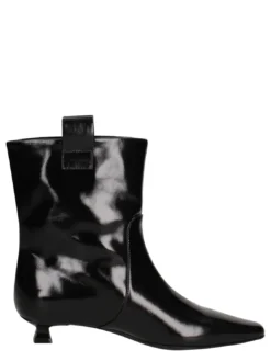 ME25 Stivaletto tacco 3, in pelle