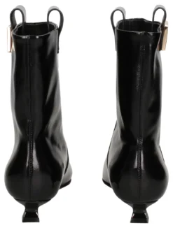 ME25 Stivaletto tacco 3, in pelle