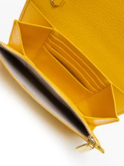METALLIC SOFT Pochette in pelle con tracolla