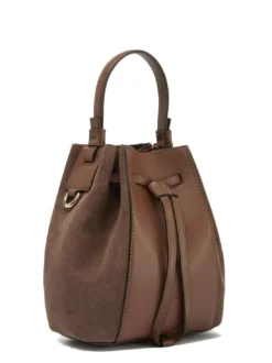 MIASTELLA Borsa mini secchiello in pelle