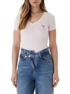 MINI TRIANGLE T-shirt scollo a V