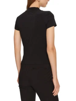 MOCK NECK ALL OVER 4G T-shirt slim fit con strass