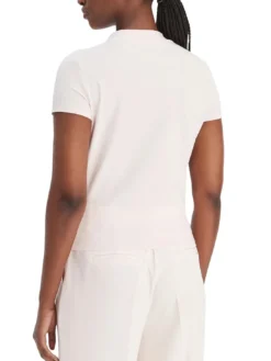 MOCK NECK ALL OVER 4G T-shirt slim fit con strass