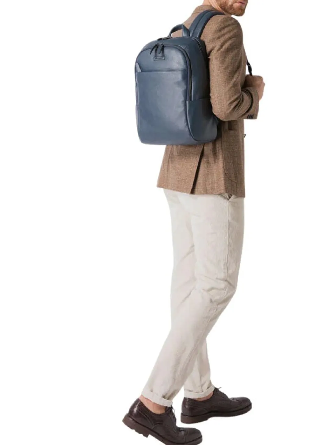 MODUS SPECIAL Zaino in pelle porta PC 14"