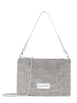 NABILAH Pochette con strass e tracolla