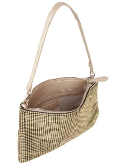 NABILAH Pochette con strass e tracolla