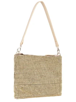 NABILAH Pochette con strass e tracolla