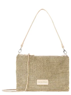 NABILAH Pochette con strass e tracolla