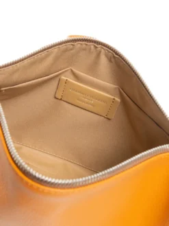 NORA POUCH Pochette in pelle con polsierina e tracolla